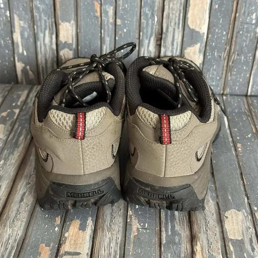 MERRELL Big Kid's Moab Speed 2 Low Waterproof Brown Hiking Boot Sz 3M